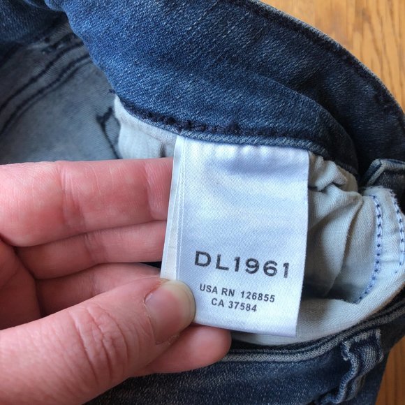 DL1961 Florence Ankle Tuxedo Stripe Jeans Size 26 - Picture 8 of 14